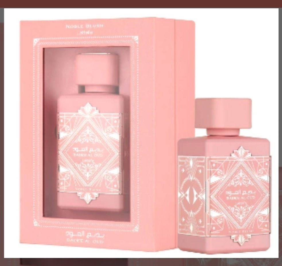 Perfume Lattafa Bade'e Al Oud Noble Blush EDP 100 ml | Dulce, Cremoso y Sofisticado